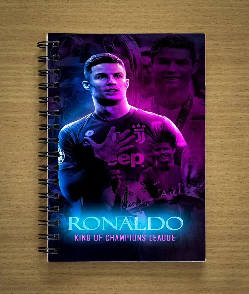 Cristiano Ronaldo Print Notebook (01)