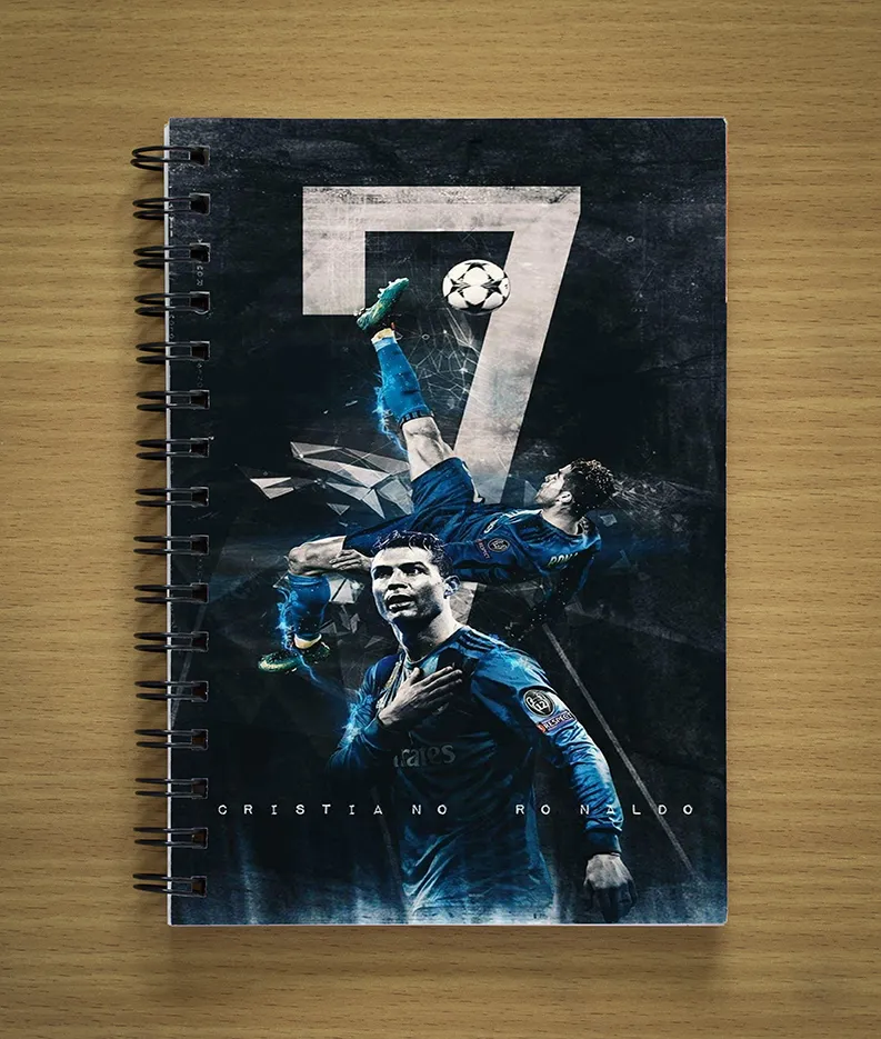 Cristiano Ronaldo Print Notebook (02)