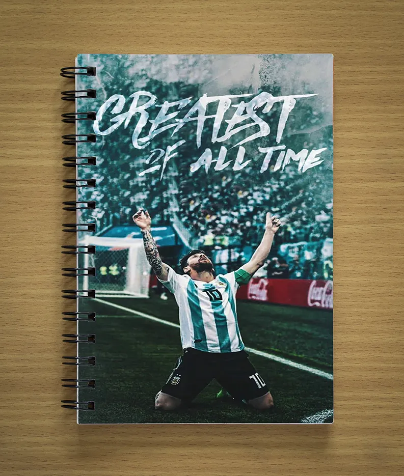 Lionel Messi Print Notebook (01)