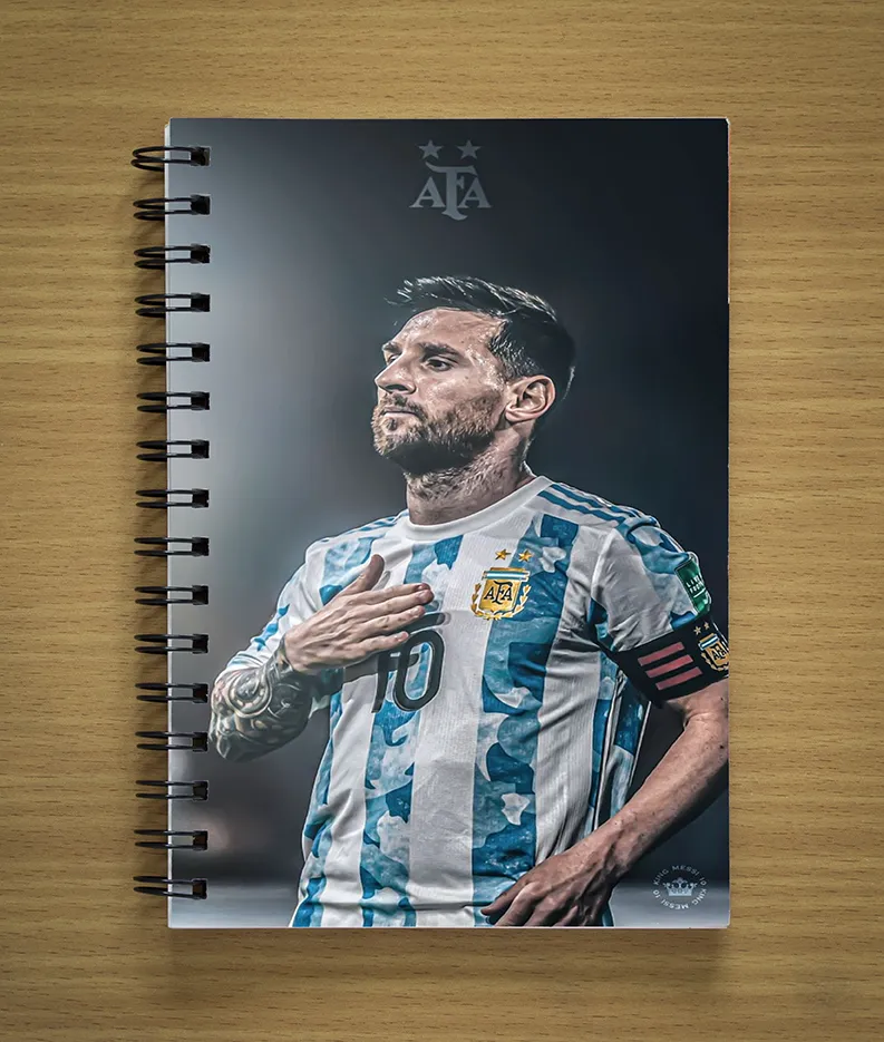Lionel Messi Print Notebook (04)