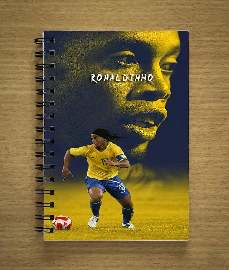 Ronaldinho Print Notebook (01)