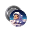 Hydrochoerus Capybara Pin-back Button (09)