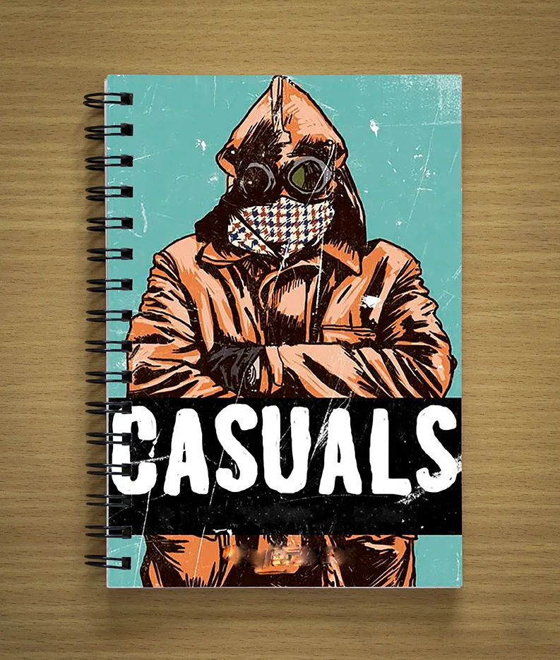 Блокнот з принтом Logo Casuals (01)