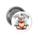 Hydrochoerus Capybara Pin-back Button (24)