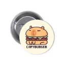 Hydrochoerus Capybara Pin-back Button (28)