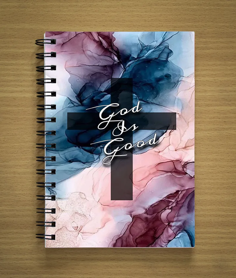 God is Good | Love Faith Hope Print Notebook (01)