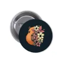 Hydrochoerus Capybara Pin-back Button (32)