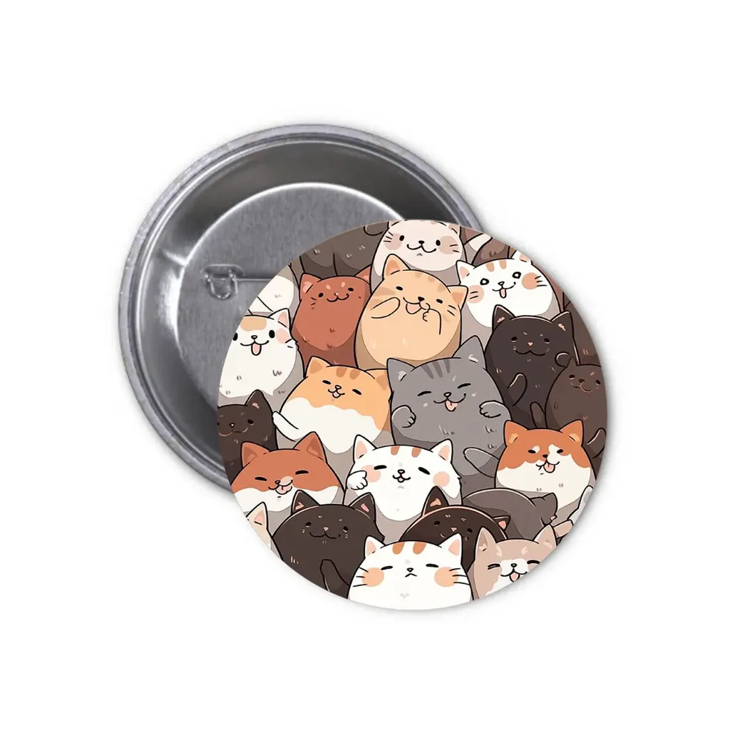 Значок Котики (03) (25мм)