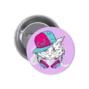 Cats Pin-back Button (09)