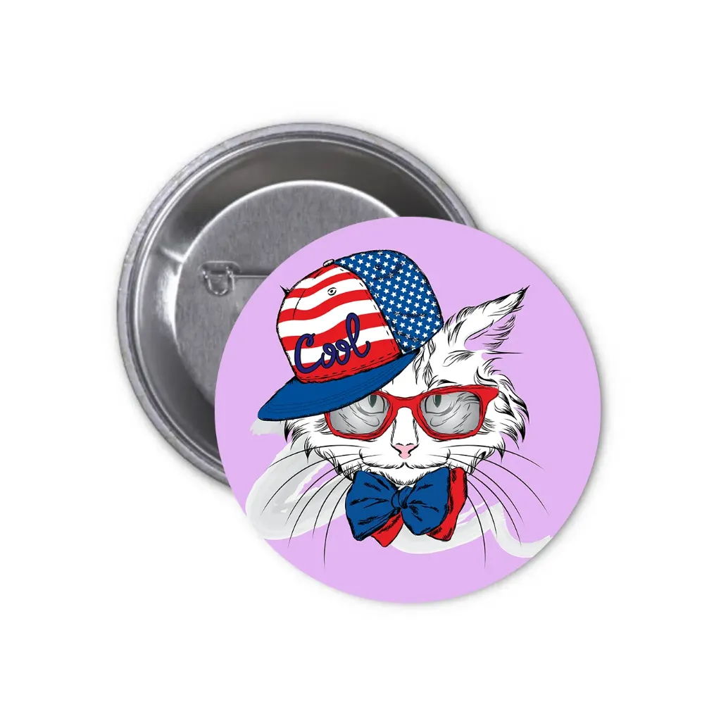 Cats Pin-back Button (10) (25mm)