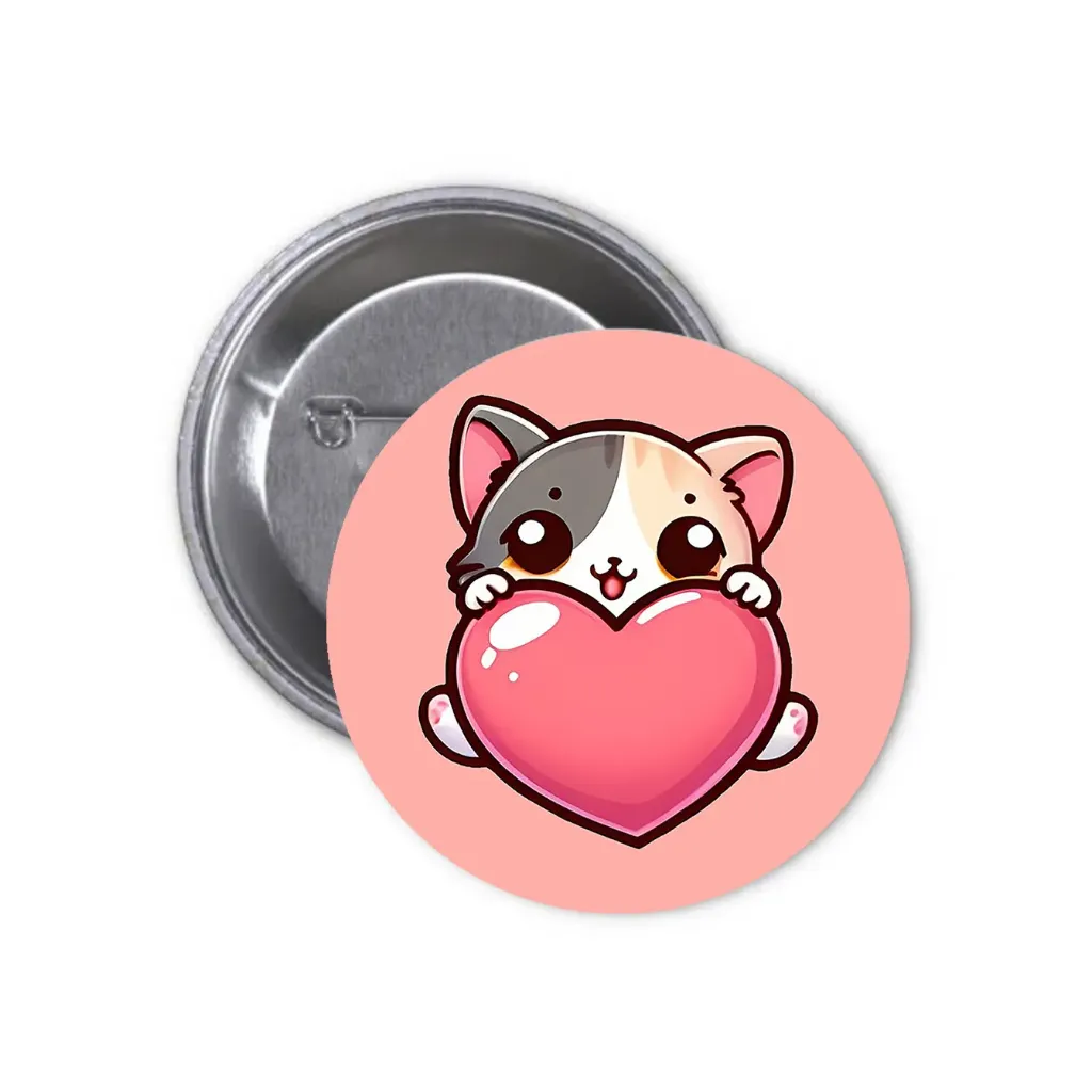 Cats Pin-back Button (14) (25mm)