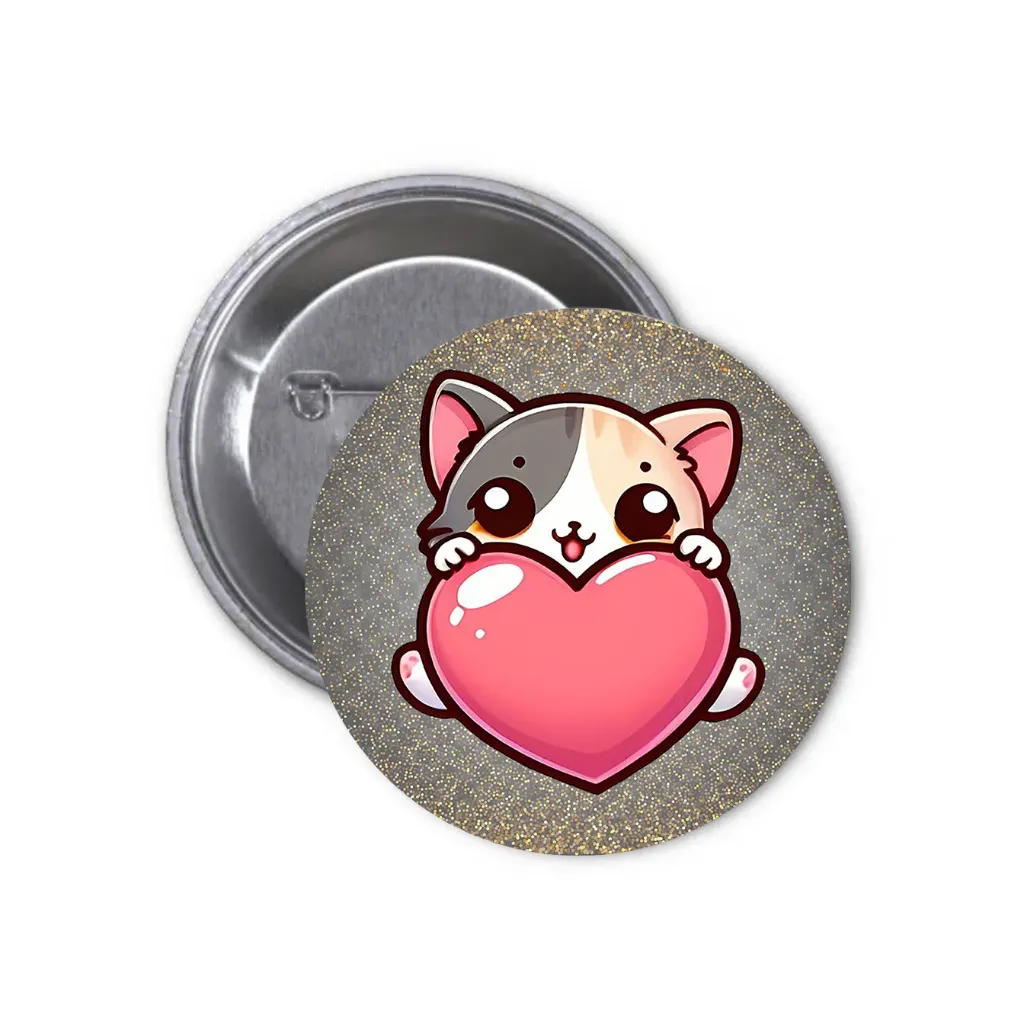Cats Pin-back Button (15) (25mm)
