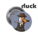 Duck Pin-back Button (02)