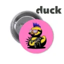 Duck Pin-back Button (03)