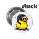 Duck Pin-back Button (06)