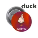 Duck Pin-back Button (07)