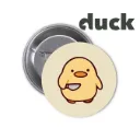 Duck Pin-back Button (08)