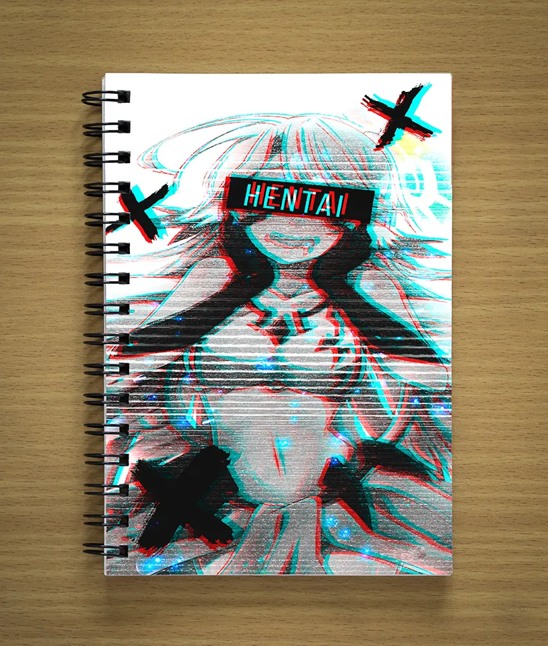 Ahegao Print Notebook (01)