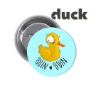 Duck Pin-back Button (16)