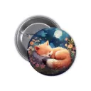 Fox Pin-back Button (01)