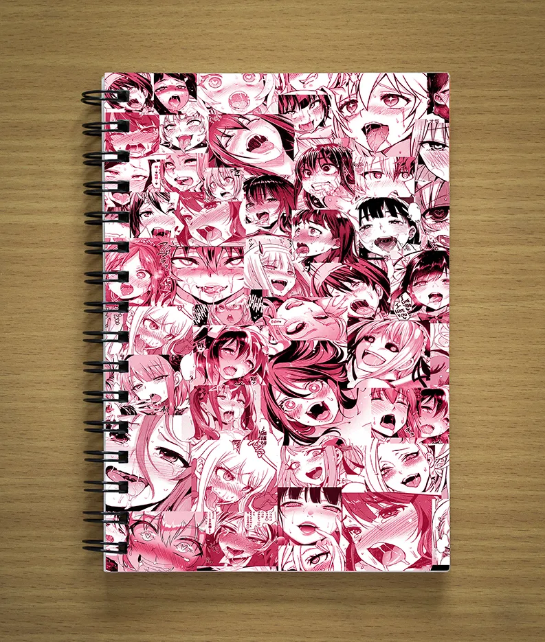 Ahegao Print Notebook (03)