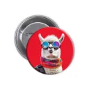 Llama Pin-back Button (10)