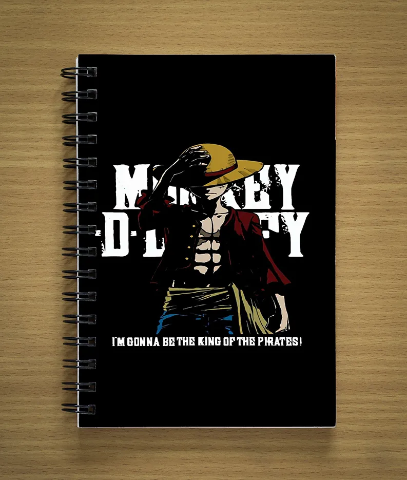 One Piece Print Notebook (01) Monkey Luffy