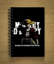One Piece Print Notebook (01) Monkey Luffy