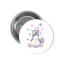 Unicorns Pin-back Button (05)
