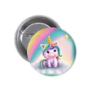 Unicorns Pin-back Button (08)