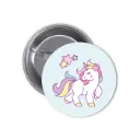 Unicorns Pin-back Button (10)