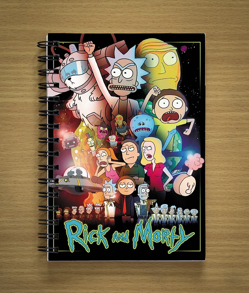 Rick and Morty Print Notebook (01)
