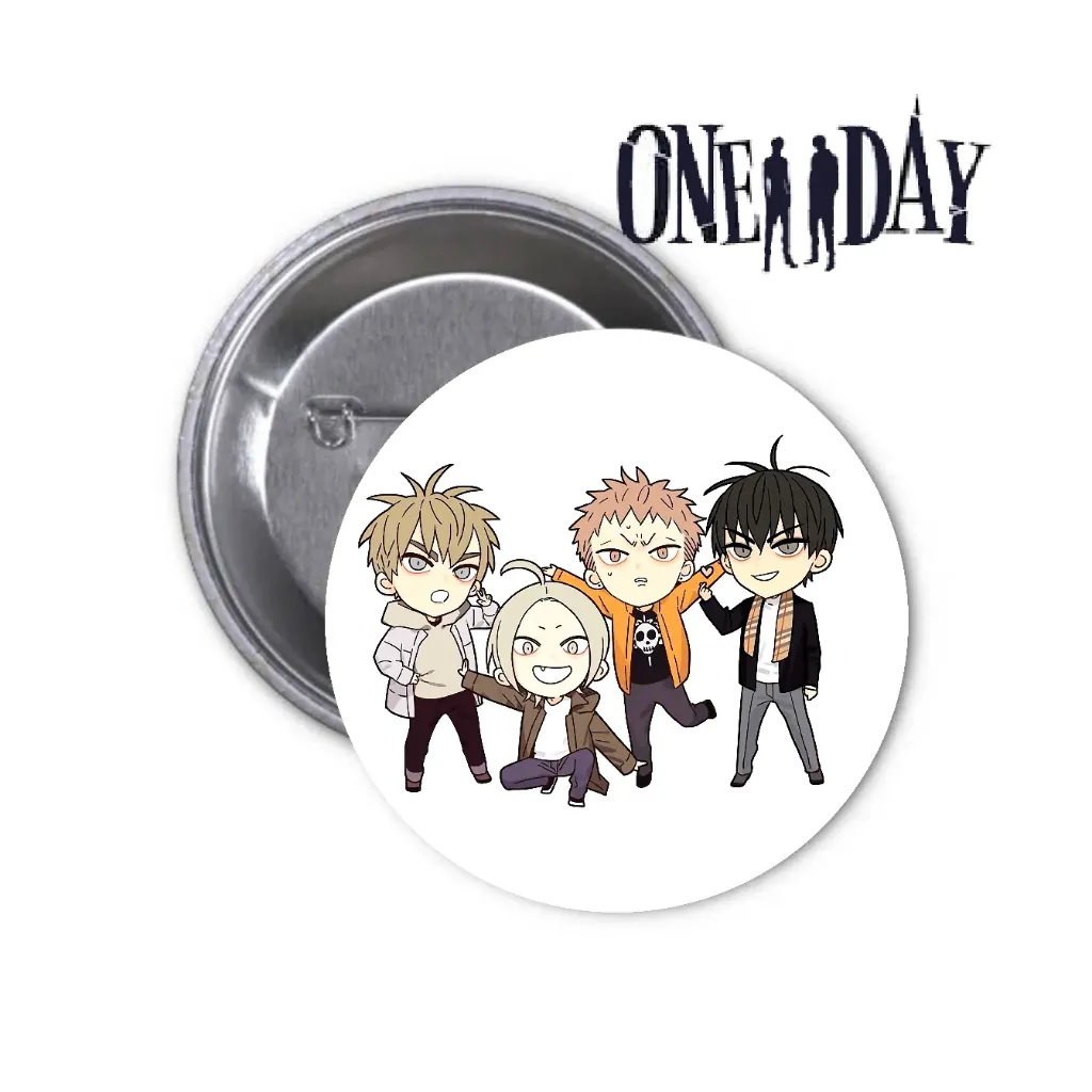 19 Days One Day Pin-back Button (03) (25mm)