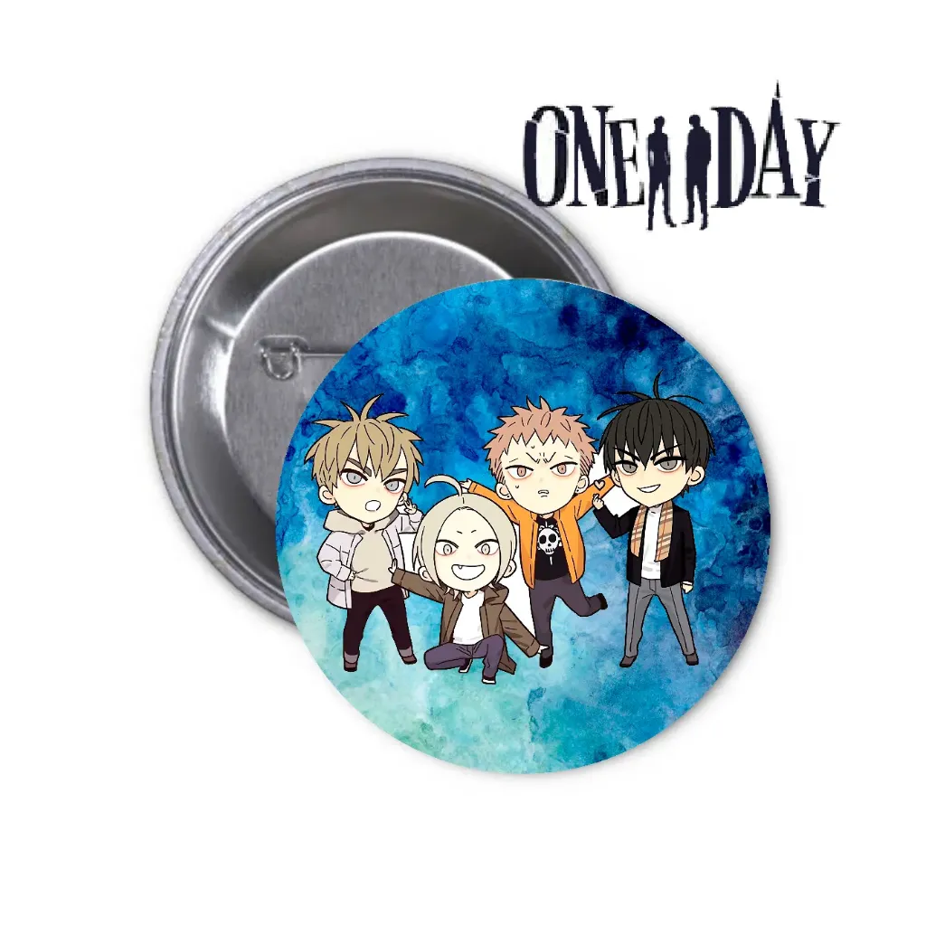 19 Days One Day Pin-back Button (04)