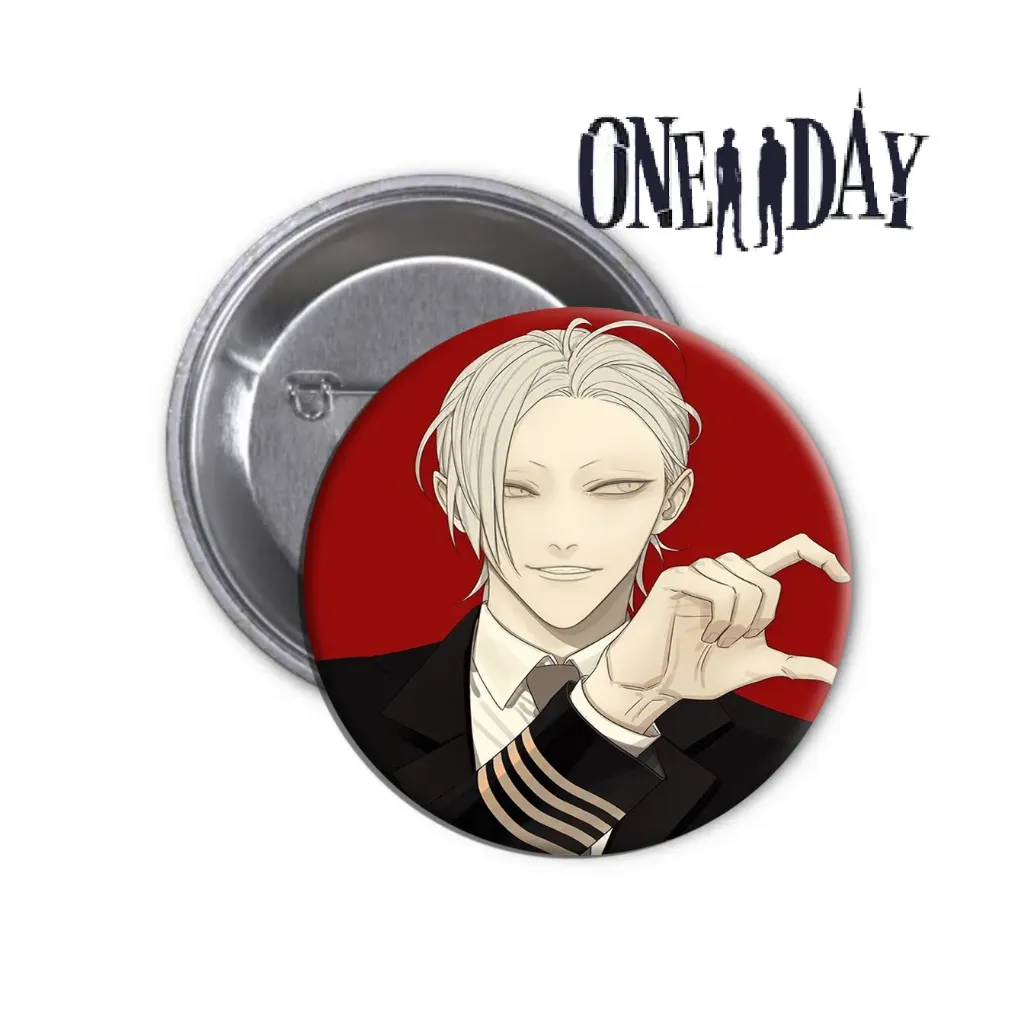 19 Days One Day Pin-back Button (08)