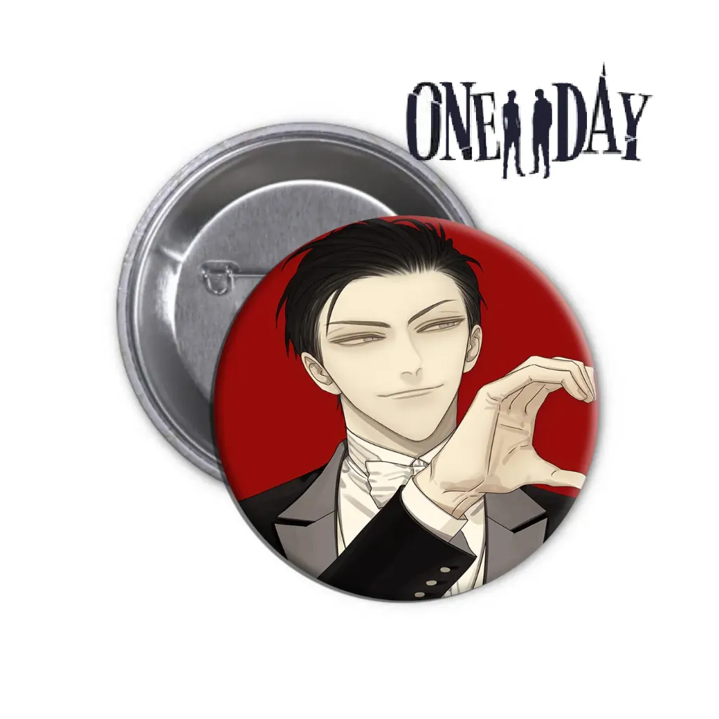 19 Days One Day Pin-back Button (09)