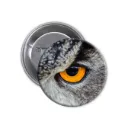 Owl Pin-back Button (02)
