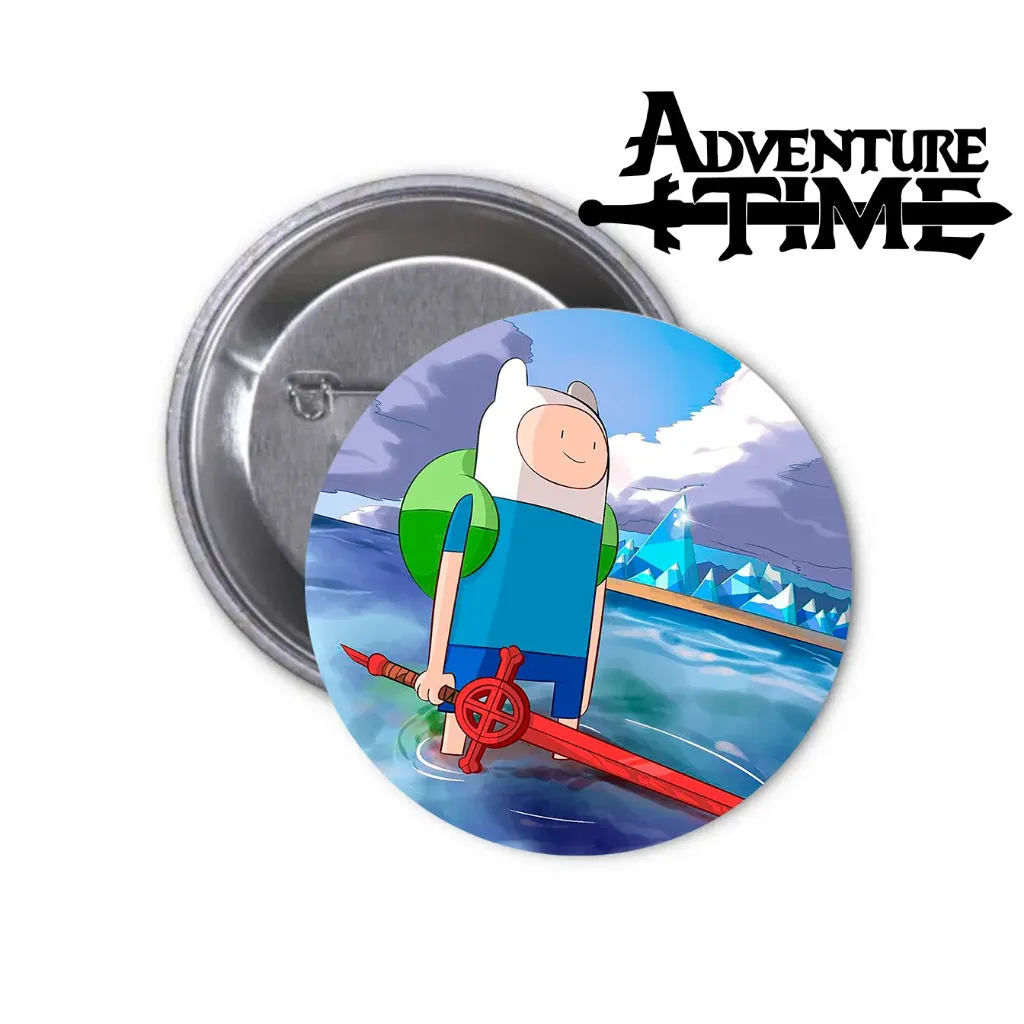 Adventure Time with Finn & Jake Pin-back Button (03) (25mm)