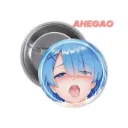 Ahegao Pin-back Button (01)