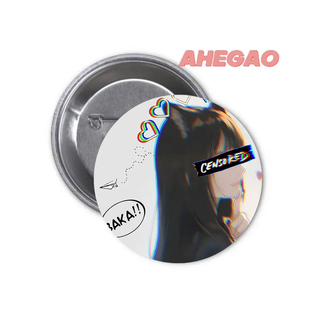 Значок Ахегао (05)