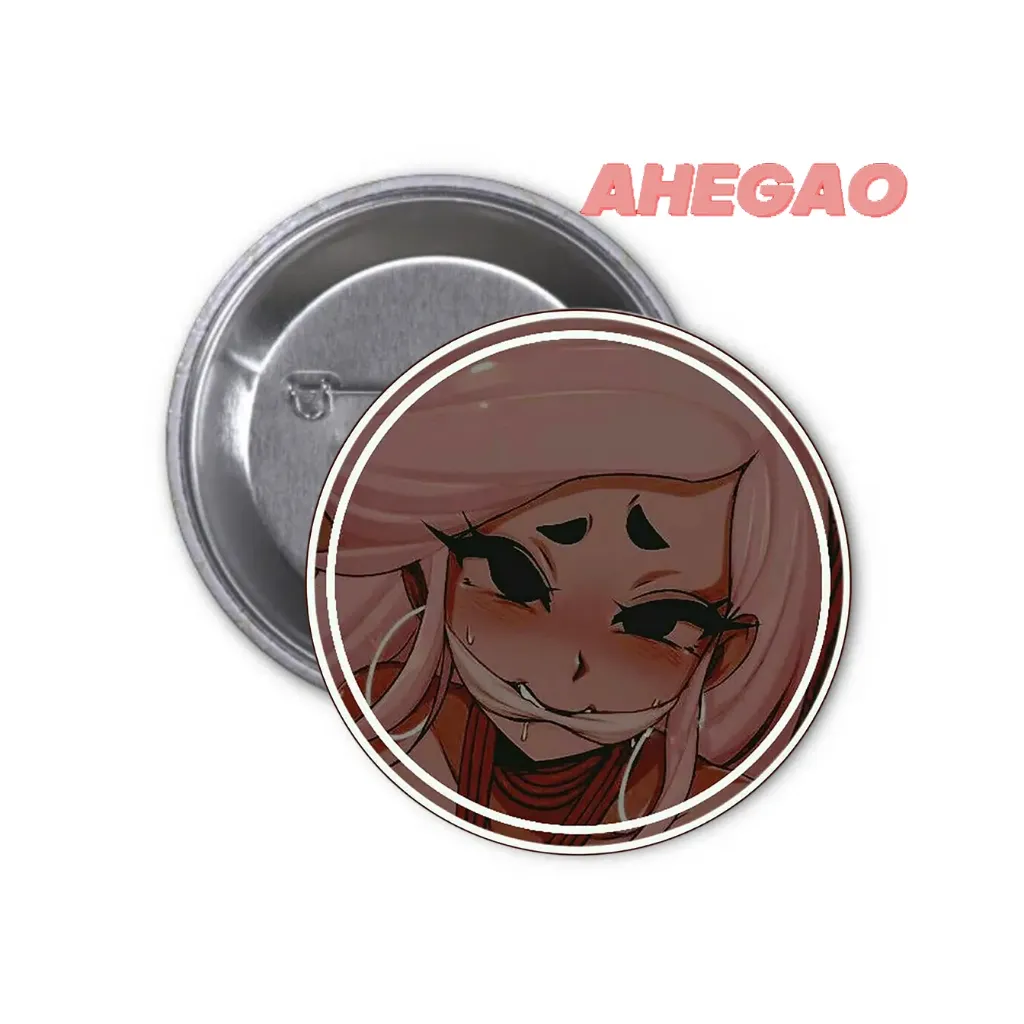 Значок Ахегао (09) (25мм)