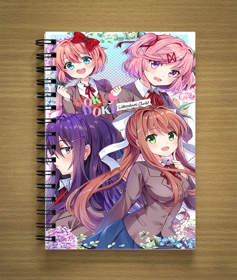 Doki Doki Literature Club Print Notebook (01)