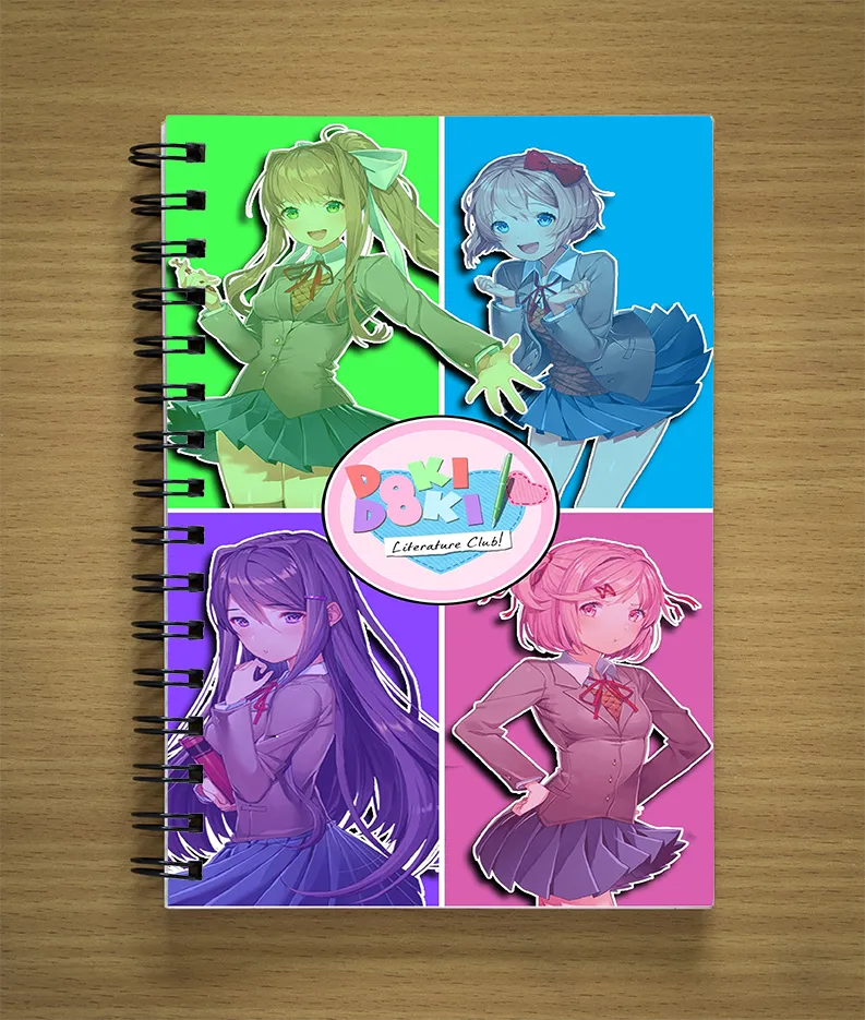 Doki Doki Literature Club Print Notebook (02)