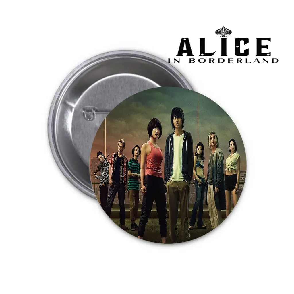 Alice in Borderland TV Pin-back Button (02) (25mm)
