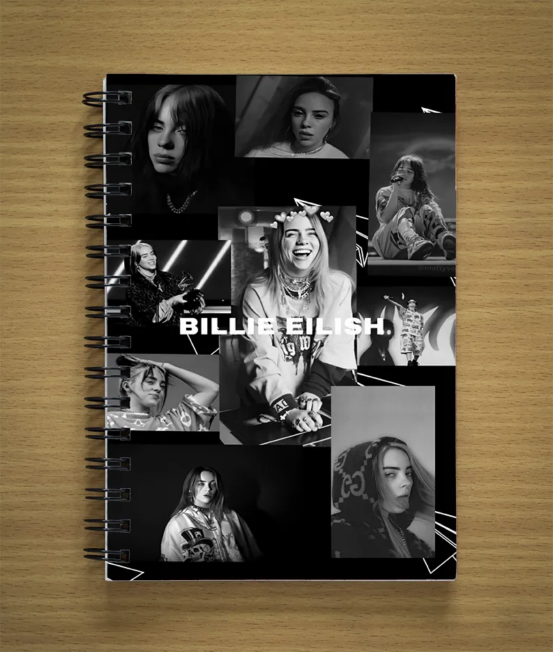Billie Eilish Print Notebook (02)