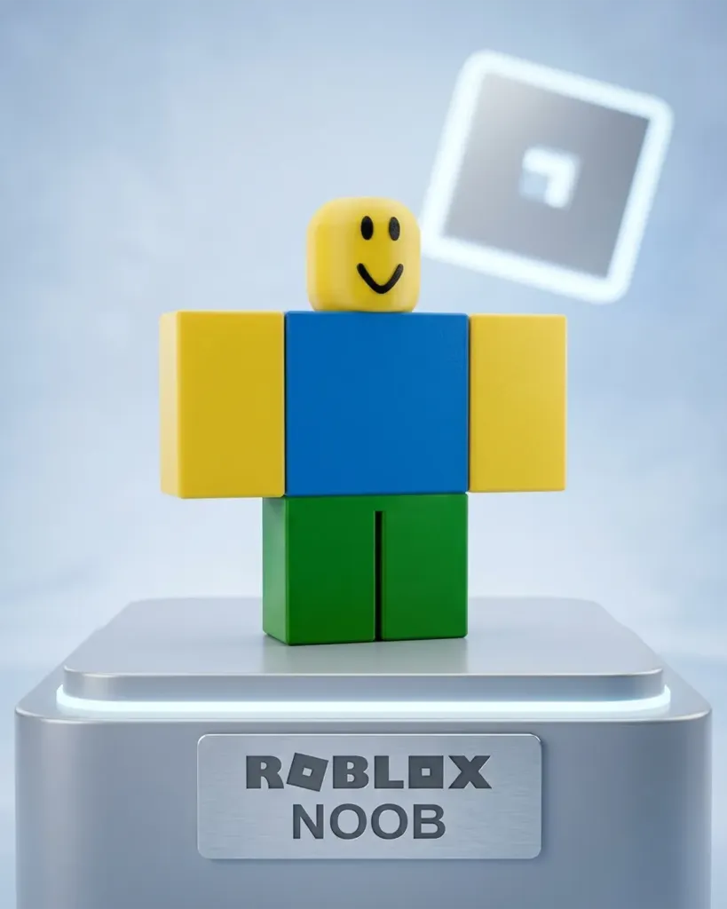 Roblox Noob Figure (Noob, Noobik) with Movable Parts