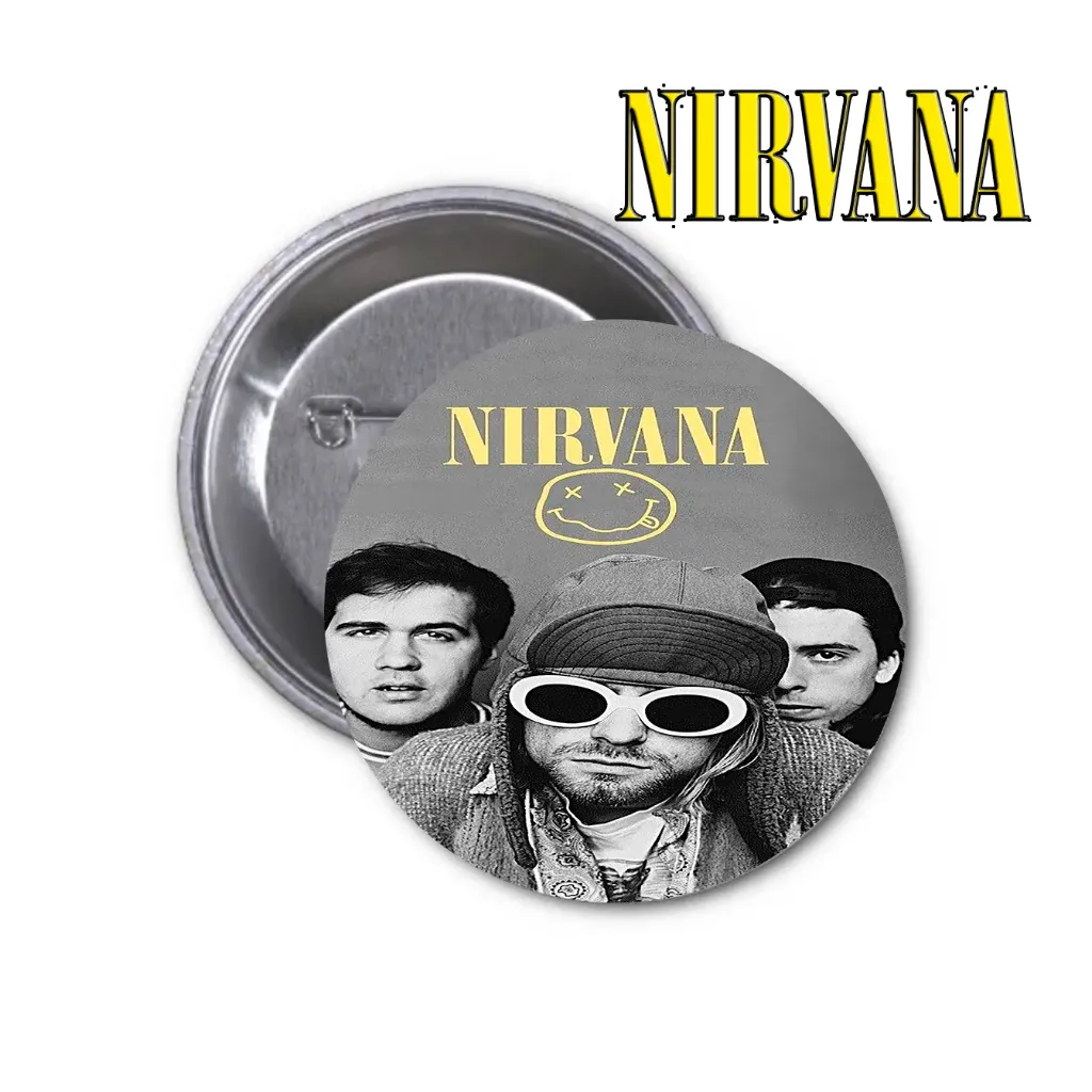 Nirvana Pin-back Button (02) (25mm)