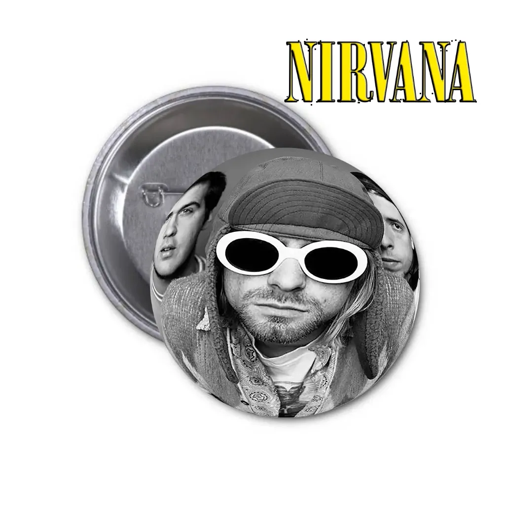 Nirvana Pin-back Button (04) (25mm)