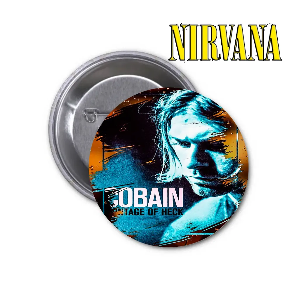 Nirvana Pin-back Button (12) (25mm)