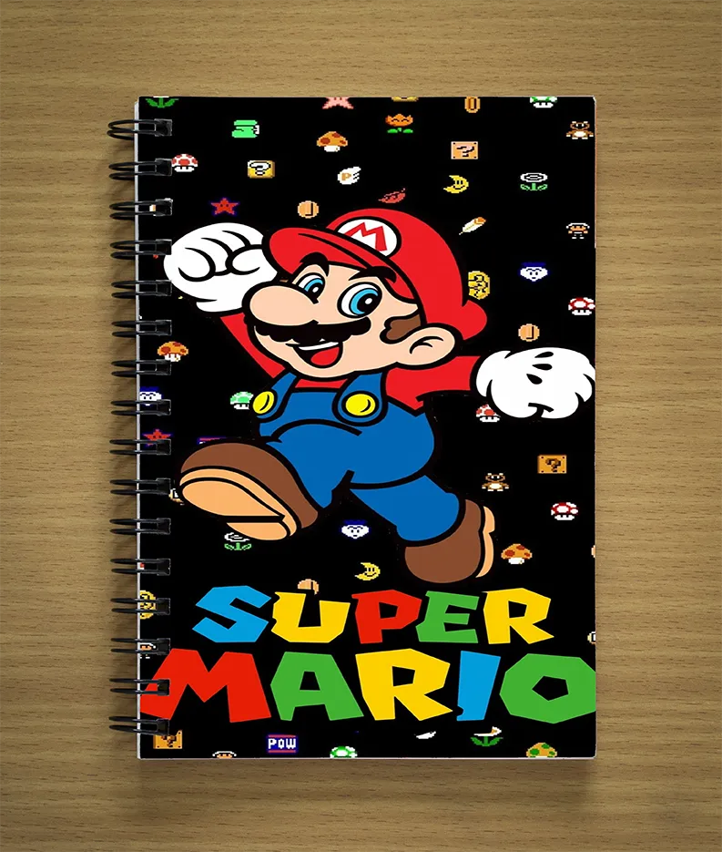 Mario Bros | Mario and Luigi Print Notebook (01)